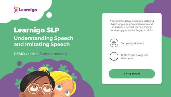 Learnigo SLP: Understanding Speech and Imitating Speech - demo